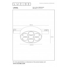 Трековый светильник Шампань Lucide LINIAL XAVI 55908/08/05