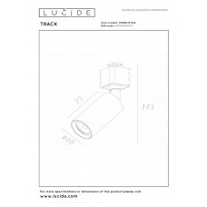 Трековый светильник Lucide TRACK 09960/01/02