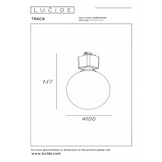 Трековый светильник Lucide TRACK 09959/30/65