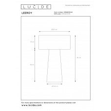 Настольная лампа Lucide LEEROY 03548/50/41