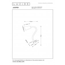 Настольная лампа Lucide JASPER 65206/11/33 Настольная лампа Lucide JASPER 65206/11/33