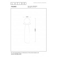 Настольная лампа Lucide FIGARO 13544/50/36