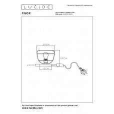 Настольная лампа Lucide FILOX 00529/01/30