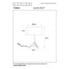 Настольная лампа Lucide TONDO 45590/81/02