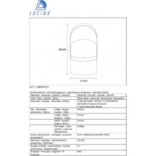 Настольная лампа Lucide Joe 06800/03/31