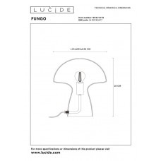 Настольная лампа Lucide FUNGO 10514/01/53