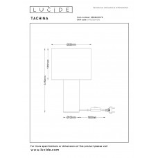 Настольная лампа Lucide TACHINA 06526/81/70