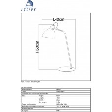 Настольная лампа Lucide Shadi 03617/01/30