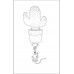 Настольная лампа Lucide Cactus 13513/01/34