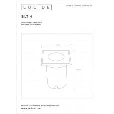 Настольная лампа Lucide BILTIN 11800/01/30