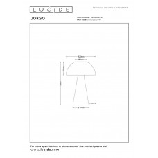 Настольная лампа Lucide JORGO 65500/01/33