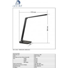 Настольная лампа Lucide Vario Led 24656/10/30