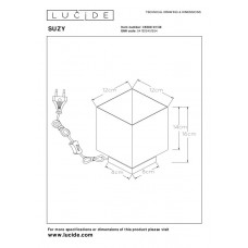 Настольная лампа Lucide SUZY 45589/01/30