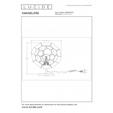 Настольная лампа Lucide HANNELORE 10523/01/02