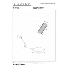 Настольная лампа Lucide CLUBS 09539/01/31