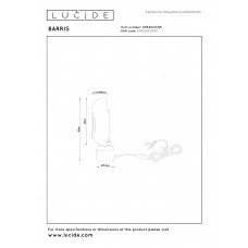 Настольная лампа Lucide BARRIS 05549/01/55
