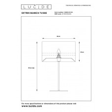 Настольная лампа Lucide EXTRAVAGANZA TUSSE 10509/81/33