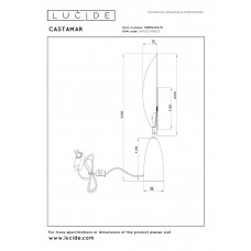 Настольная лампа Lucide CASTAMAR 34552/03/11
