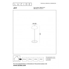 Настольная лампа Lucide JOY 15500/02/37