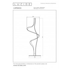 Настольная лампа Lucide LAMBADA 52501/19/02