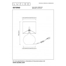 Настольная лампа Lucide ESTERAD 10519/81/30