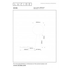 Настольная лампа Lucide EVIN 05551/01/61