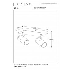 Спот Lucide GORIK 53909/02/30