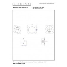 Диммер Lucide RECESSED WALL DIMMER NL 50000/00/30