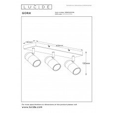 Спот Lucide GORIK 53909/03/30