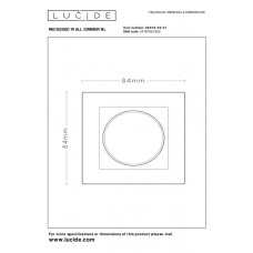 Диммер Lucide RECESSED WALL DIMMER NL 50000/00/31