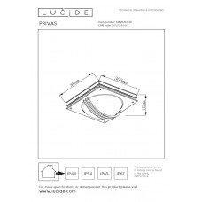 Бра Lucide PRIVAS 14828/02/30