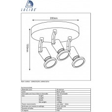 Светодиодный спот Lucide Jaster Led 11903/15/30