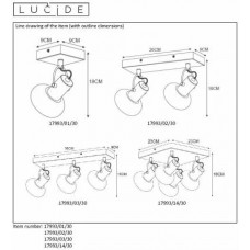 Потолочный светильник Lucide MADEE 17993/03/30