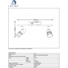Спот Lucide Caro Led 13955/10/12
