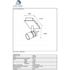 Спот Lucide Twinny Led 17990/05/31