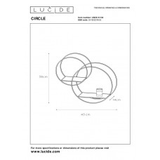 Бра Lucide CIRCLE 21225/01/30