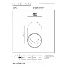 Спот Lucide LENZ 33805/08/97