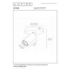 Спот Lucide RITMO 09942/01/02
