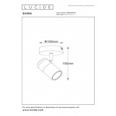 Спот Lucide GORIK 53909/01/30