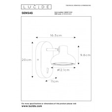Бра Lucide SENSAS 30997/11/31