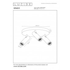 Спот Lucide GRADO 22974/13/15