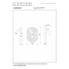 Настенный светильник Lucide CARMINO 77292/12/33