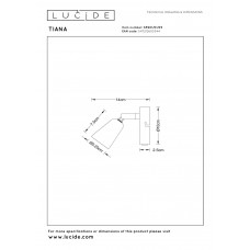 Настенный светильник Lucide TIANA 65901/01/05
