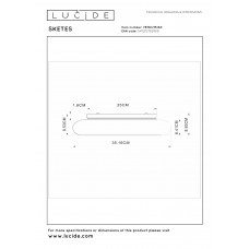 Потолочный светильник Lucide SKETES 78150/35/60