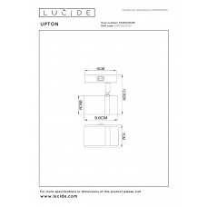 Настенный светильник Lucide UPTON 57200/01/65