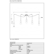 Подвесная люстра Lucide Fix Multi 08408/05/30