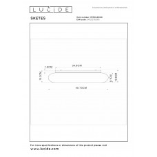 Потолочный светильник Lucide SKETES 78150/48/60