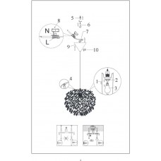 Подвесной светильник Lucide Goosy Soft 71367/50/31