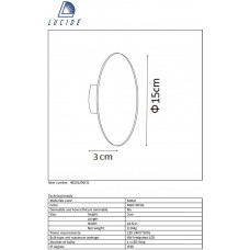 Настенный светодиодный светильник Lucide Eklyps Led 46201/06/31