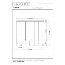 Подвесной светильник Lucide JOAKIM 24407/43/96